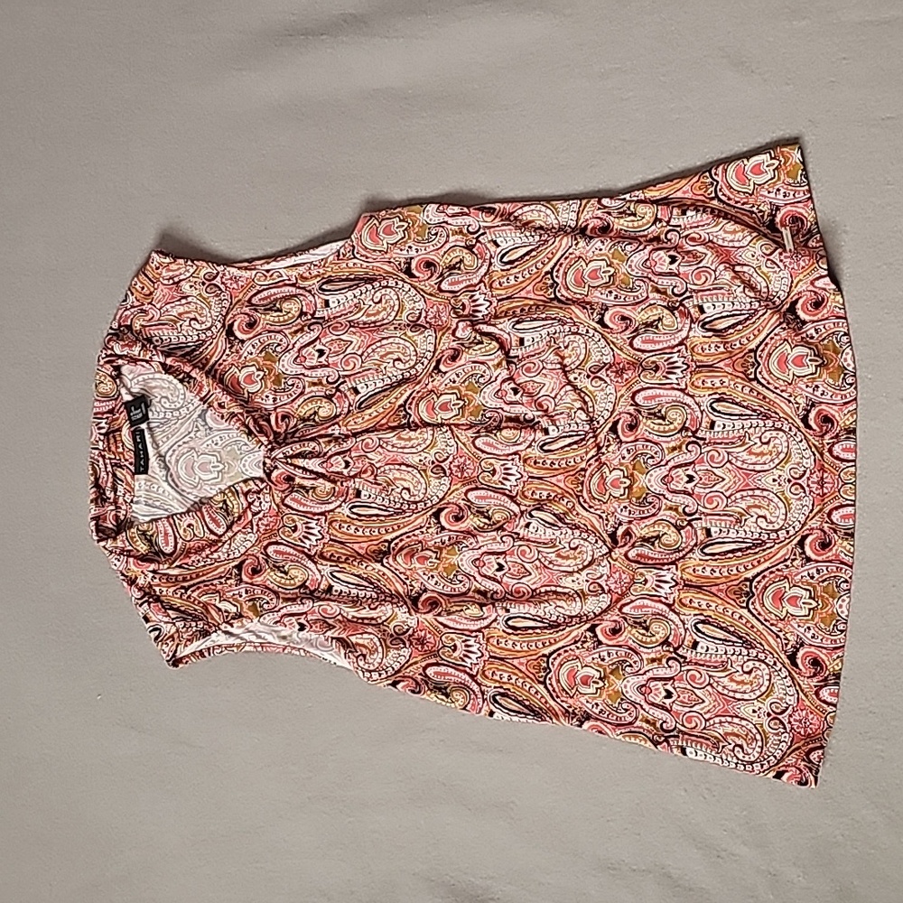 Sleeveless Paisley XL